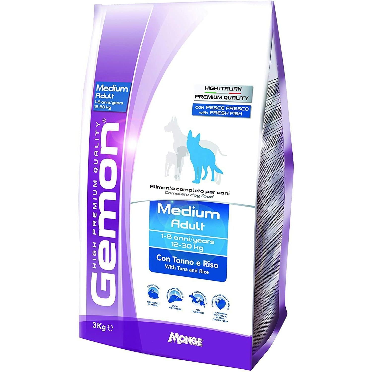 Gemon Adult Medio Tonno Riso 3kg Gemon Adult Medio Tonno Riso 3kg
